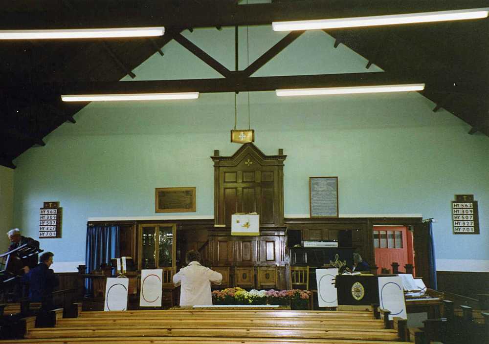 Inside Coalburn Church in 1993